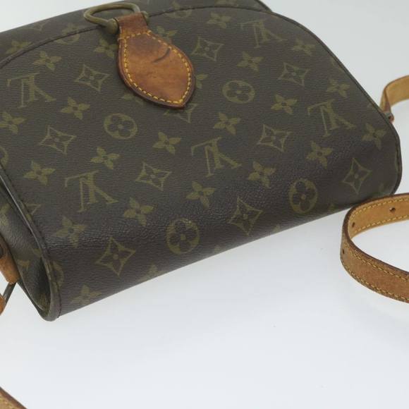LOUIS VUITTON Monogram Saint Cloud GM Shoulder Bag Vintage M51242 LV Auth 62003 - Picture 6 of 16
